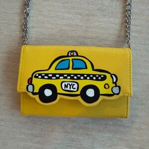 Yellow Taxi Themed cross body Bag